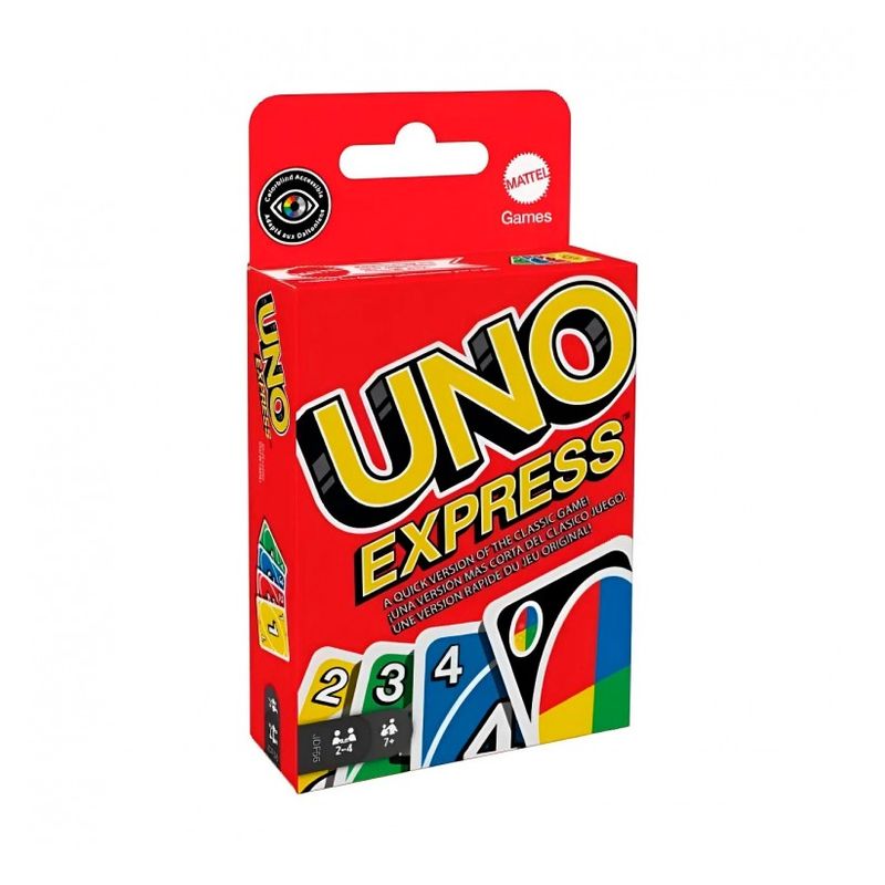 Mattel Juego de cartas UNO Express JDF56