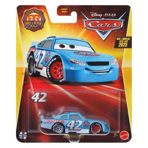 Mattel minicoche Disney Cars Race & Rescue Cal Weathers JDG64