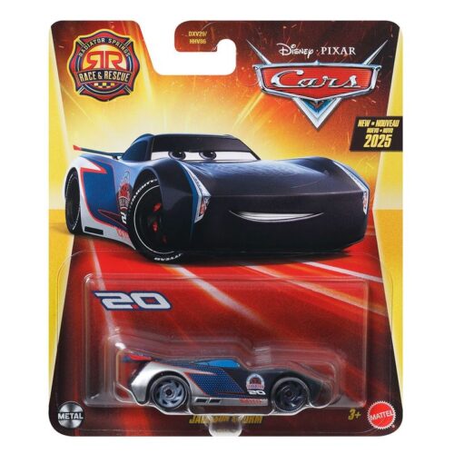 Mattel minicoche Cars Race & Rescue Jackson Storm JDG52