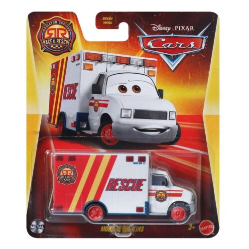 Mattel minifigura Ambulancia Disney Cars Race & Rescue Morgan Martins JDG65