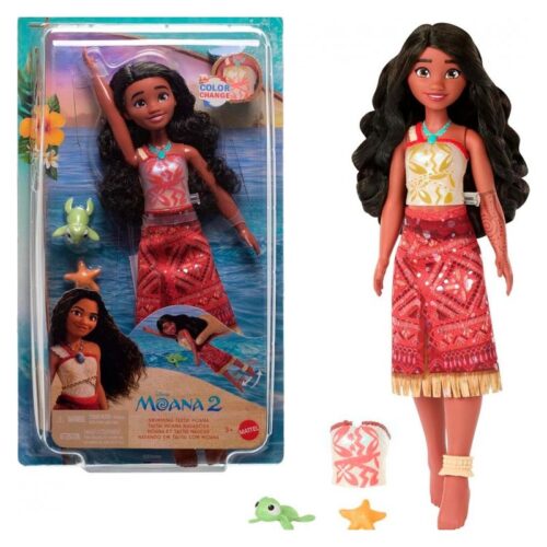 Mattel Muñeca articulada Vaiana nadadora Disney Vaiana JFF08