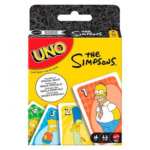 Mattel juego de cartas UNO Los Simpsons JHB16