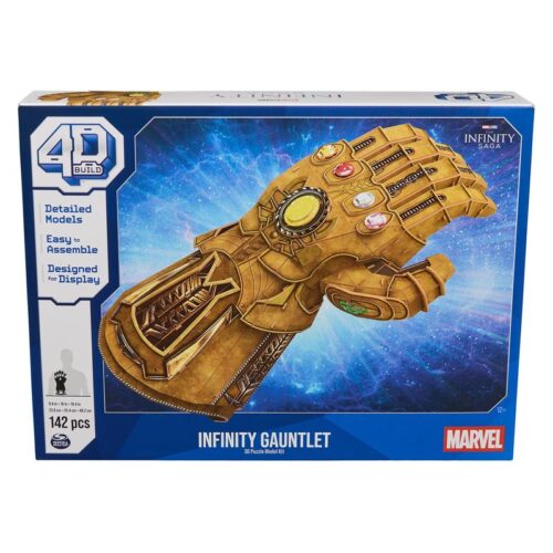 Spin Master Puzzle 4D kit de construcción Guantlet Infinito 142 piezas 6069823