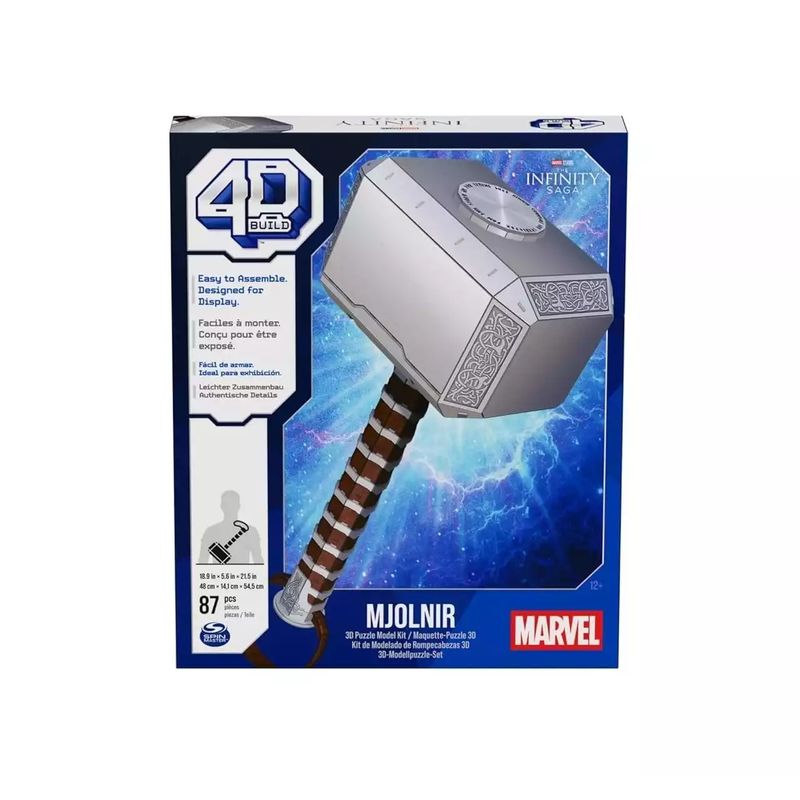 Spin Master Puzzle 4D kit de construcción Martillo De Thor 6069816