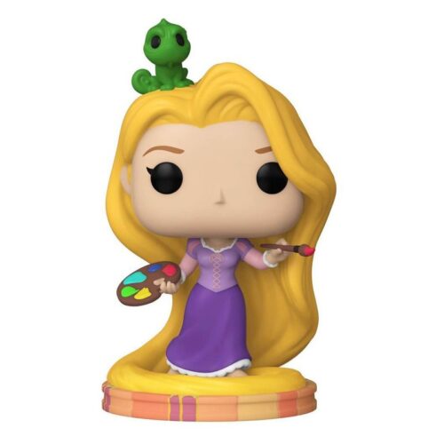Funko POP! Princesas Disney 1018 Rapunzel con Pascal pintando 55972