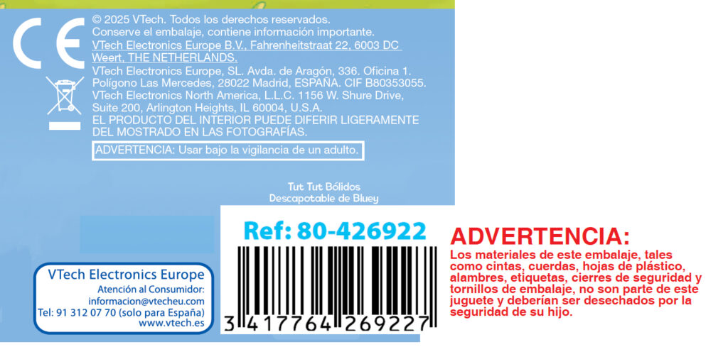 Advertencia y seguridad