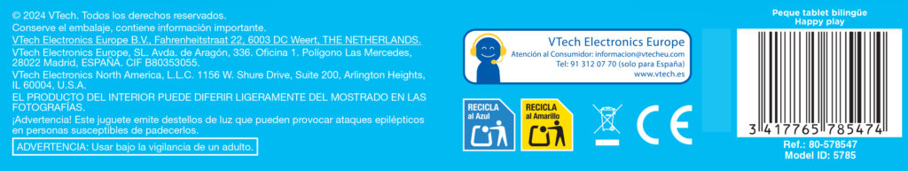 Advertencia y seguridad
