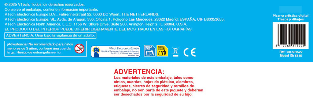 Advertencia y seguridad