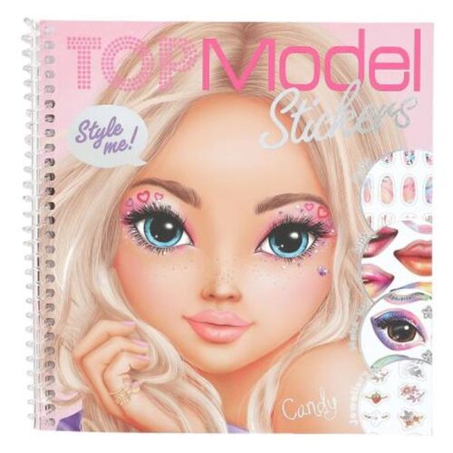 Depesche Libro de pegatinas Top Model Dress Me Up maquillaje y uñas 13984