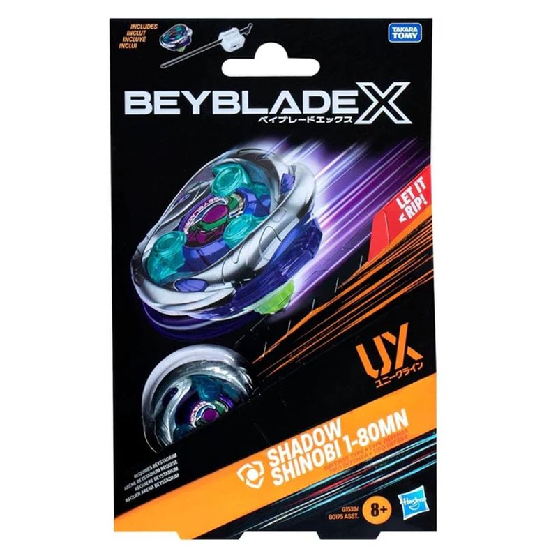 Beyblade X Peonza Shinobi 1-80 MN G1539 HASBRO