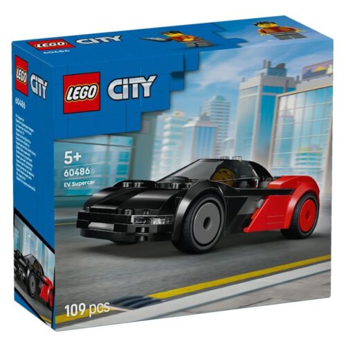 LEGO City set supercoche eléctrico con figura 60486
