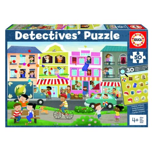 Educa Borras Puzzle Detectives 50 piezas ciudad 18894