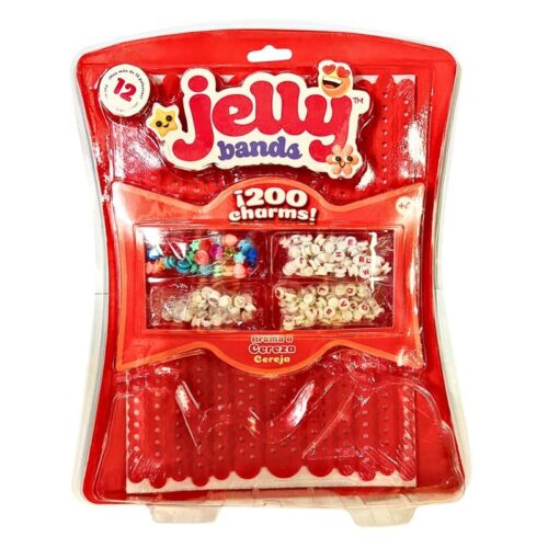 Bizak Crea tu pulsera Jelly Band DIY 200 abalorios cereza 63335564-5
