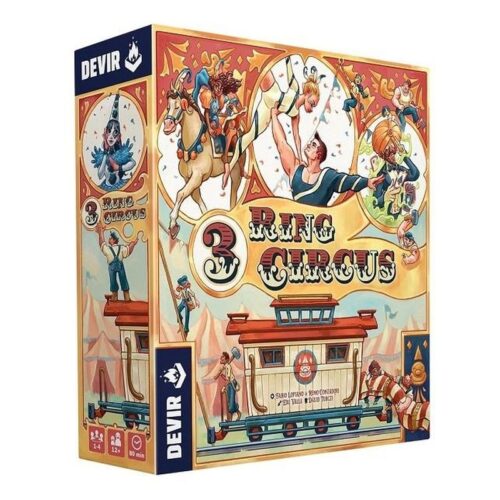 Devir Juego de mesa de estrategia 3 Ring Circus 94061