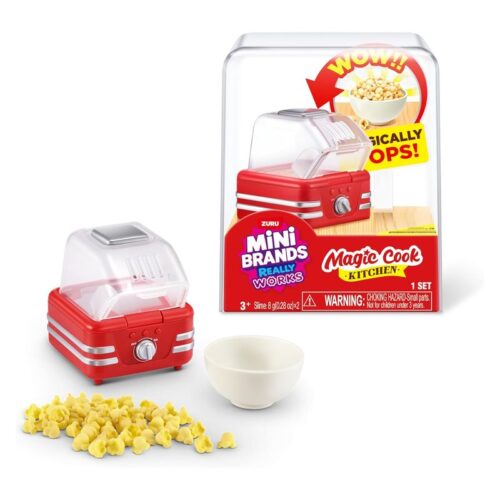 Mini Brands Máquina de palomitas Magic Cook Kitchen 77789-PALOMITAS