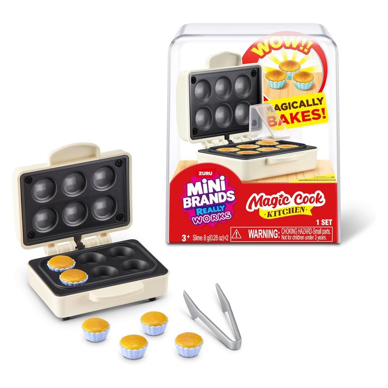 Mini Brands Máquina magdalenas Magic Cook Kitchen 77789-MAGDALENAS