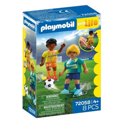 Playmobil 72058 My Live jugadores de fútbol con accesorios