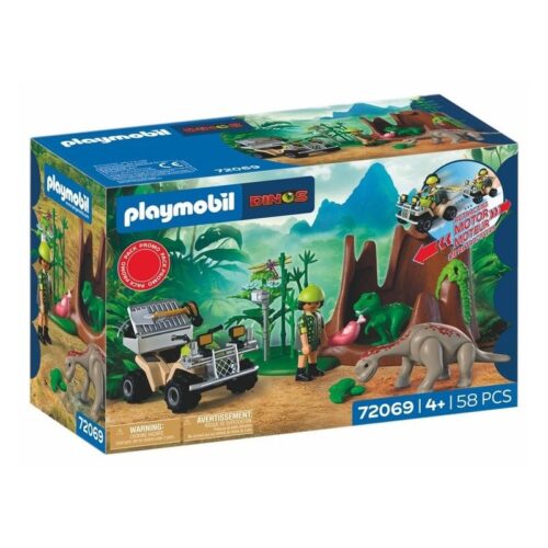 Playmobil 72069 Dinos Pack escondite de dinosaurio