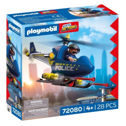 Playmobil 72080 City Action Helicóptero de policía