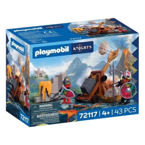 Playmobil 72117 Knights catapultas de caballeros dragón