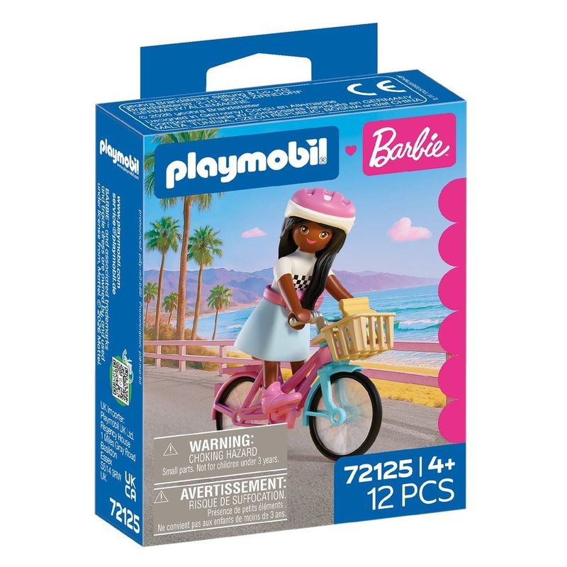 Playmobil 72125 Barbie Brooklyn en bicicleta
