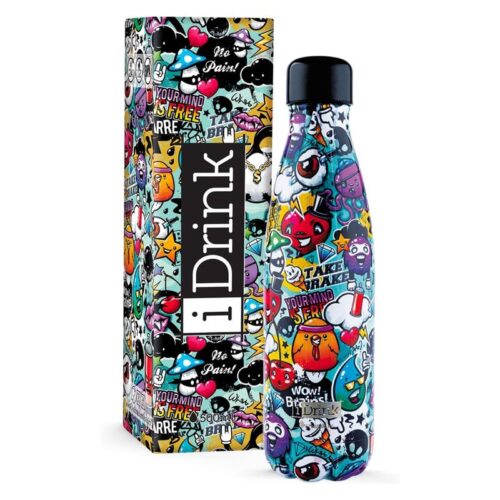 Botella térmica urban 500ml acero inoxidable sin bpa ID0085