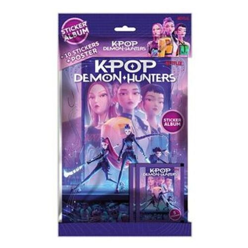 Bizak Starter Pack K-Pop Demon Hunters (álbum con dos sobres) 64395101