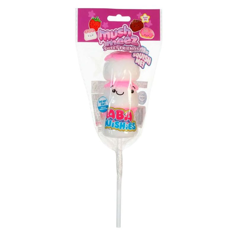 Famosa Brocheta de comida Squishi Mushmeez Modelos Surtidos (1 unidad aleatoria) MEE12000