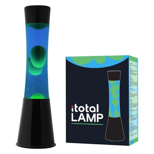 Lámpara de lava con base negra 40 cm 30W 230V 50Hz XL1790