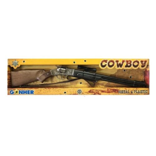 Gonher rifle 8 tiros marrón plata caja 2104/0