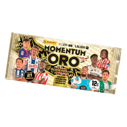 Sobre individual Panini Momentum Oro Adrenalyn 2025-26 LaLiga (21 cartas) 26809