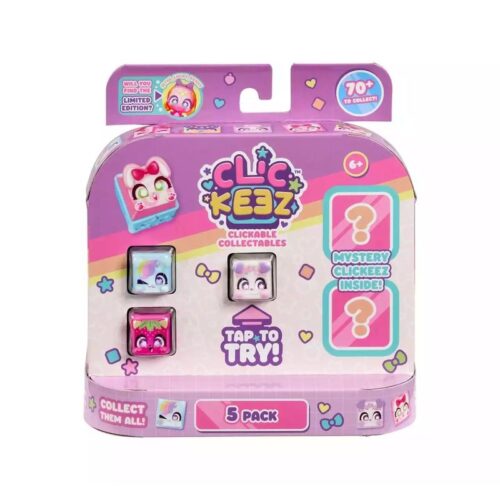 Bizak Clickeez coleccionable pack de cinco teclas 64554110