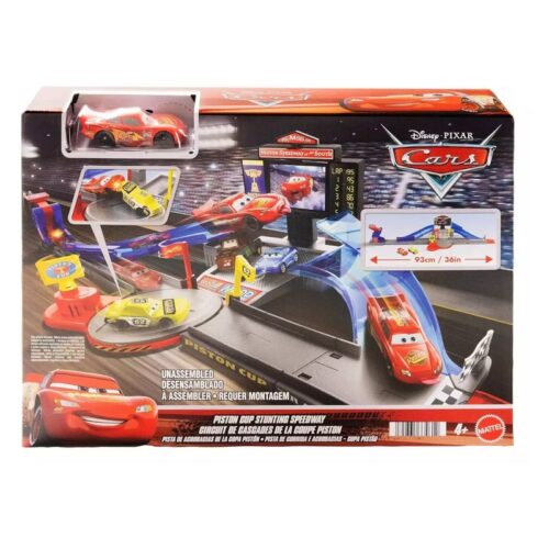 Mattel Pista de acrobacias Copa Pistón con Rayo McQueen JHL42