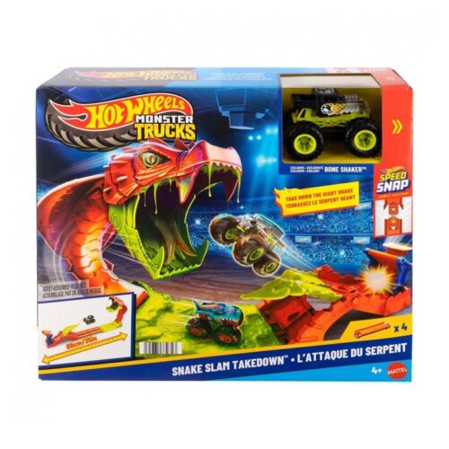 Mattel Pista Monster Truck mordedura de serpiente Hot Wheel JJN44