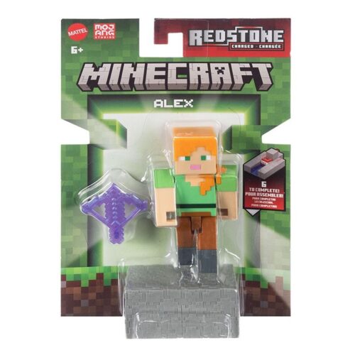 Mattel Figura articulada de Alex Minecraft 8cm JJR91