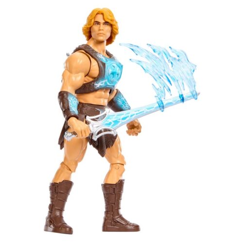 Figura acción articulada Masters del Universo He-Man con espada del poder 14cm JKJ02