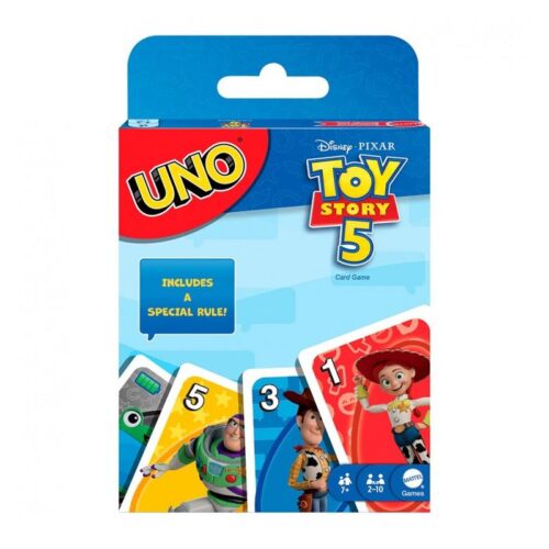 Juego de cartas UNO edición Disney Toy Story 5 JLN03