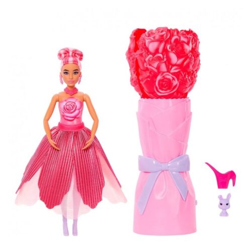 Mattel Muñeca Barbie Petal Pop rosa roja JMF59
