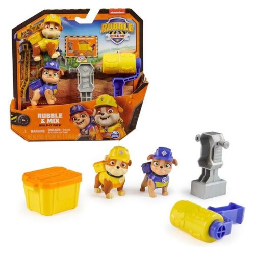 Set de 2 figuras Equipo Rubble Mix y Rubble Patrulla Canina 6066686