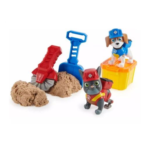 Pack de dos figutas Charger y Wheeler Equipo Rubble con Kinetic Sand 6066685