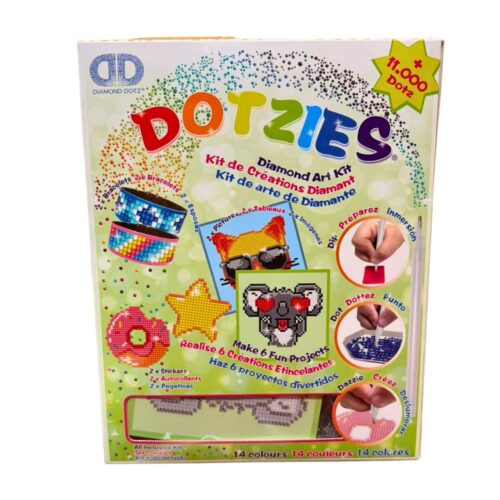 Bandai Kit de creaciones con diamantes Dotzies verde NW0011