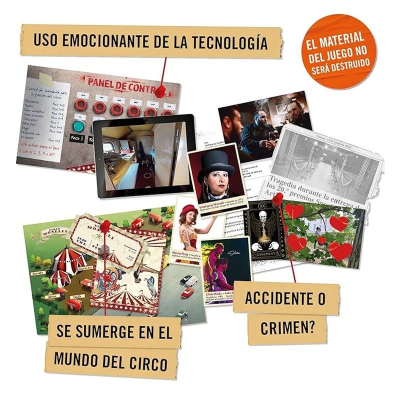 Juego de investigación Hidden Games: Bailando sobre la cuerda floja - Caso 4 PJT106SP100 - Imagen 2