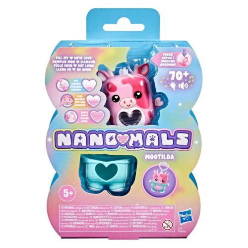 Hasbro Nano-mals mascota electrónica Mootilda la Vaca Rosa G2212