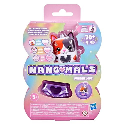 Hasbro Nano-mals mascota electrónica Purrnelope la gatita de calicó G2209