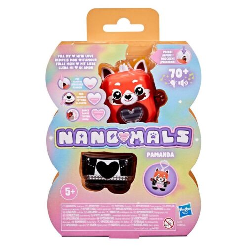 Hasbro Nano-mals mascota electrónica Pamanda la Panda roja G2215