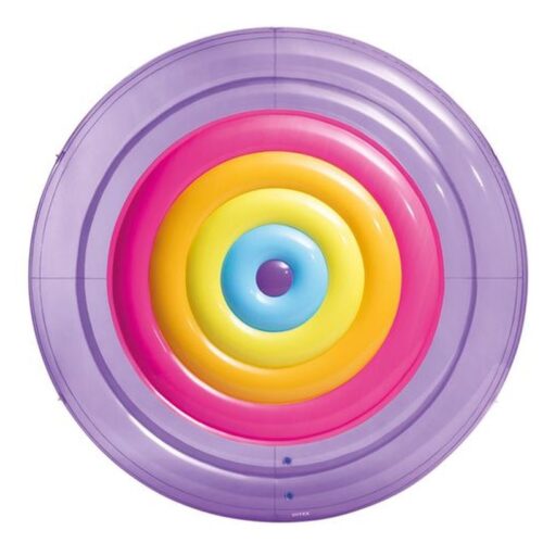 Intex flotador arcoiris 206cm capacidad para dos personas 57285