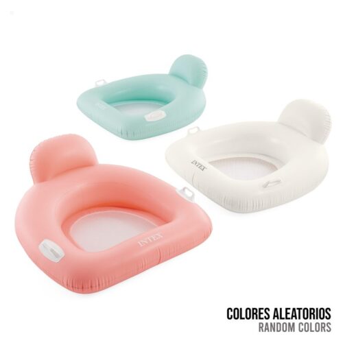 Intex asiento hinchable con almohada 114c107cm modelos surtidos (unidad aleatoria) 56801