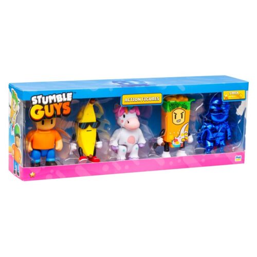 Set de cinco figuras de acción Stamble Guys Mr Stumble SG6030