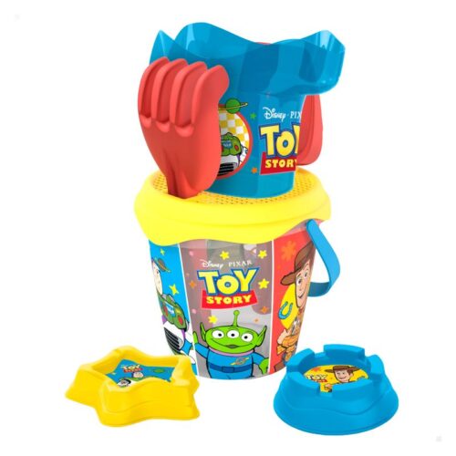 Colorbaby set cubo de playa Disney Pixar Toy Story con siete piezas 77903