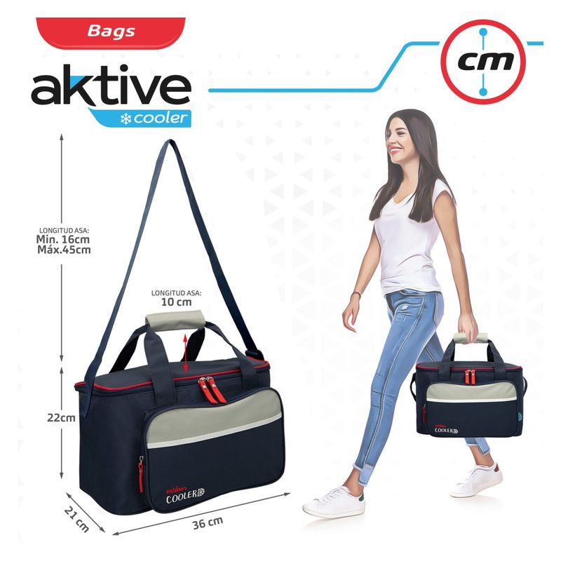Aktive bolsa térmica outdoor cooler 16,7 litros 80727 - Imagen 2